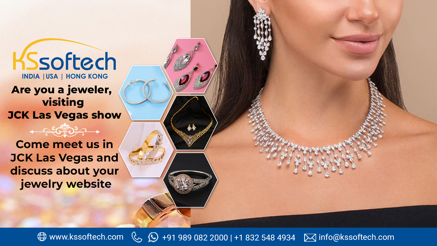 JCK Las Vegas Jewelry Show | Jewelry and Diamond eCommerce websites development in USA
