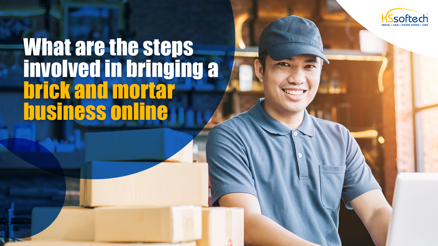 What are the steps involved in bringing a brick and mortar business online